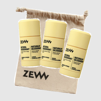3x naturalny dezodorant 80g...