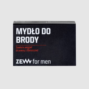 Beard soap with charcoal