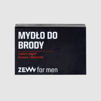 Mydło do brody z węglem...